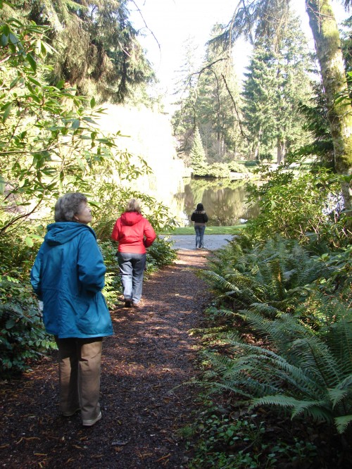 Our Mentors:: Me walking a path with my mentor