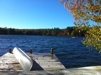 Fall-in-New-York-state Fall in New York state by the water