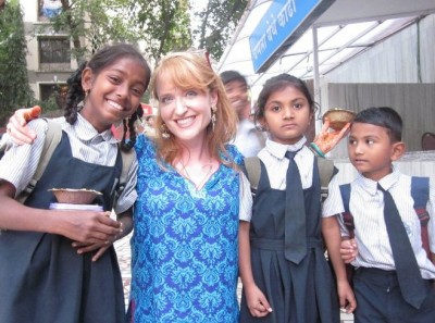 Lisa and Kiddos in India Wild and Precious Life