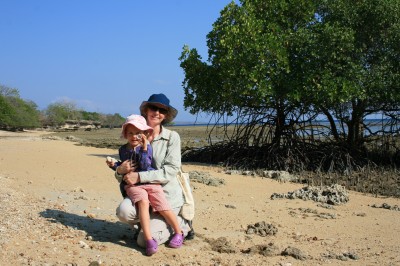 Travel with children - Natasha & daughter in Bali, Indonesia