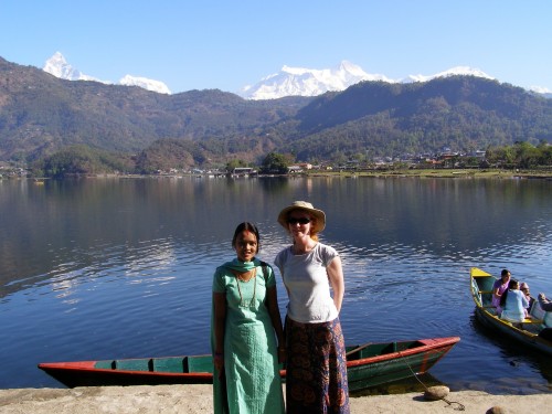 Natasha von Geldern in Nepal Natasha von Geldern in Nepal