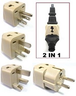 World travel Universal 2-in-1 Plug Adapter Kit