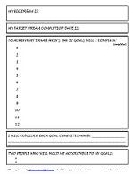 dreamgoalworksheet The 8 Women Dream setting dream goals worksheet