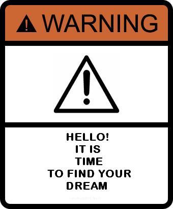 dream warning sign dream warning sign