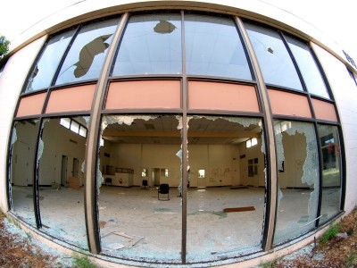 Wordless Wednesday: Fisheye Lens Inspiration on a abandoned building Wordless Wednesday: Fisheye Lens Inspiration on an abandoned building