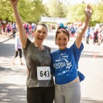 Heather and Jazlin at Girls on the Run 5k
