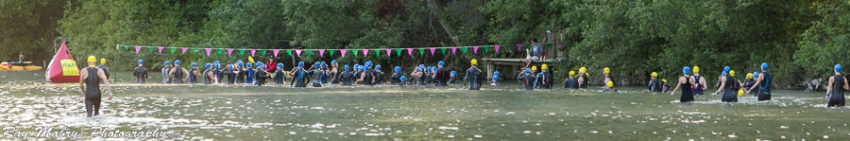 Vineman Olympic Distance Triathlon Swim Start - Heather Montgomery Vineman Olympic Distance Triathlon Swim Start