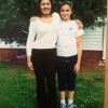 My baby sister and I in 2001