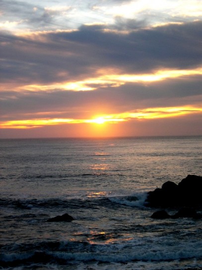 sunset in bodega bay california sunset in bodega bay california