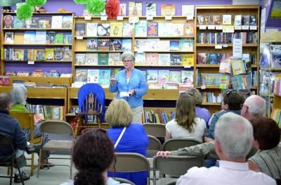 Silent Courage: 1 Woman's Lifelong Journey to Wellness: Mary Byrne Eigel at a book lecture