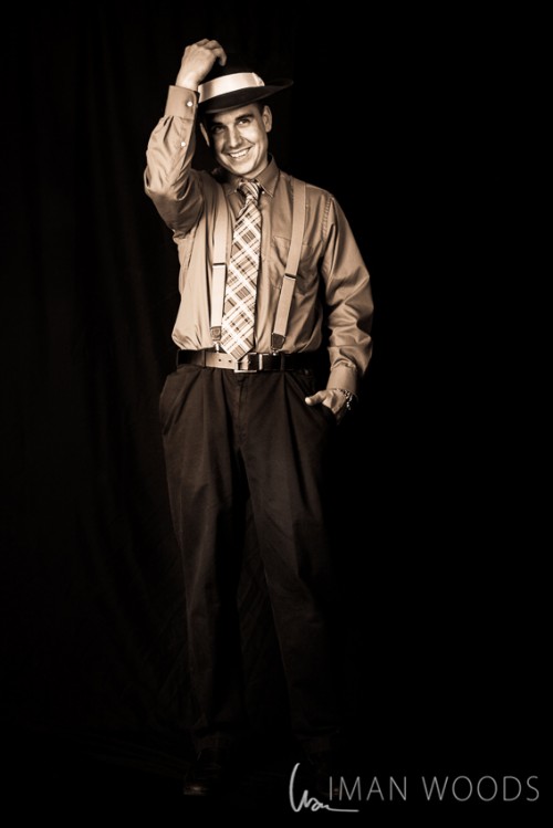 Hard light vs soft 1950s portraits of men