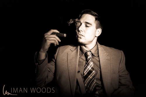 Illuminating both subject and smoke 1950s portraits of men